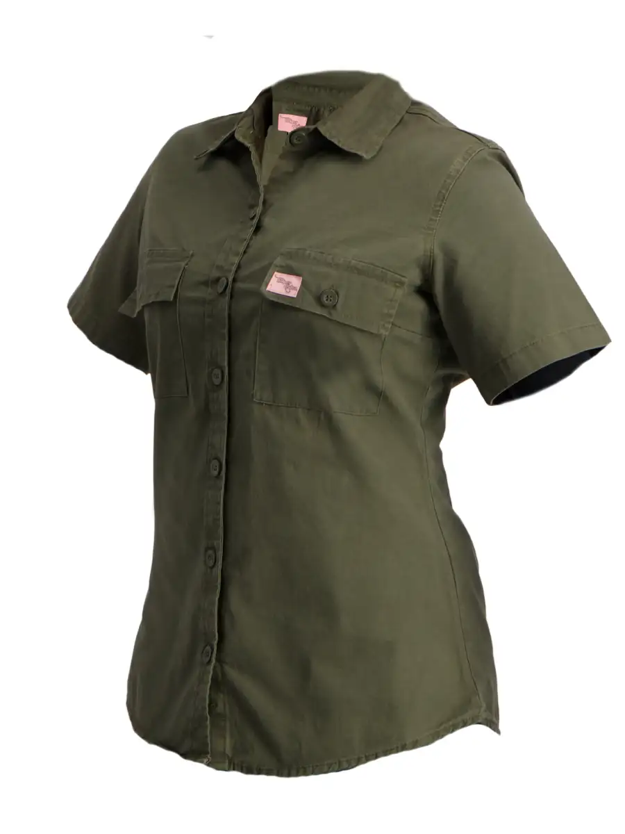Ladies Adventure S/S Shirt M/Olive - Image 2