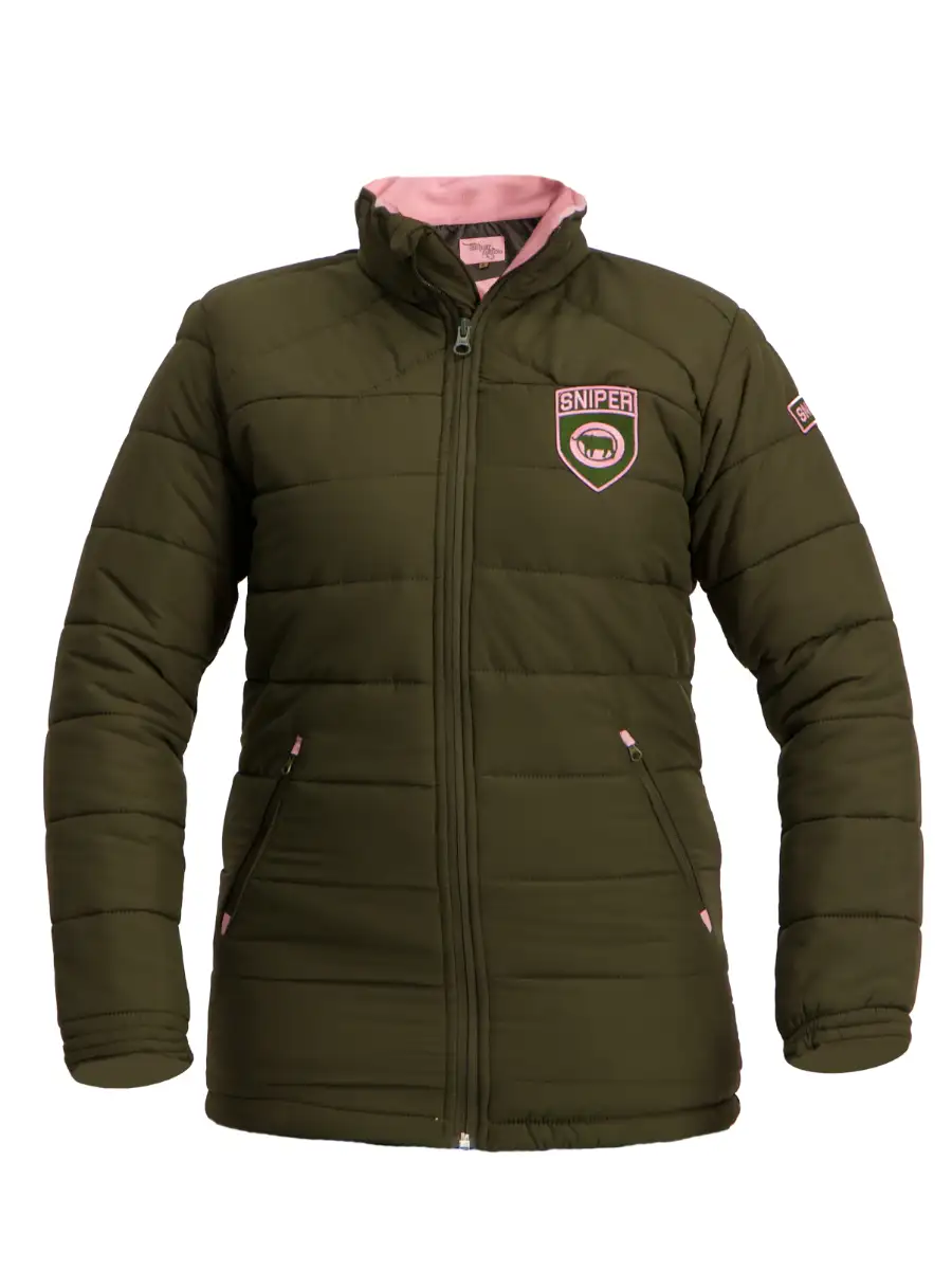 Ladies-Puffer Jacket Olive
