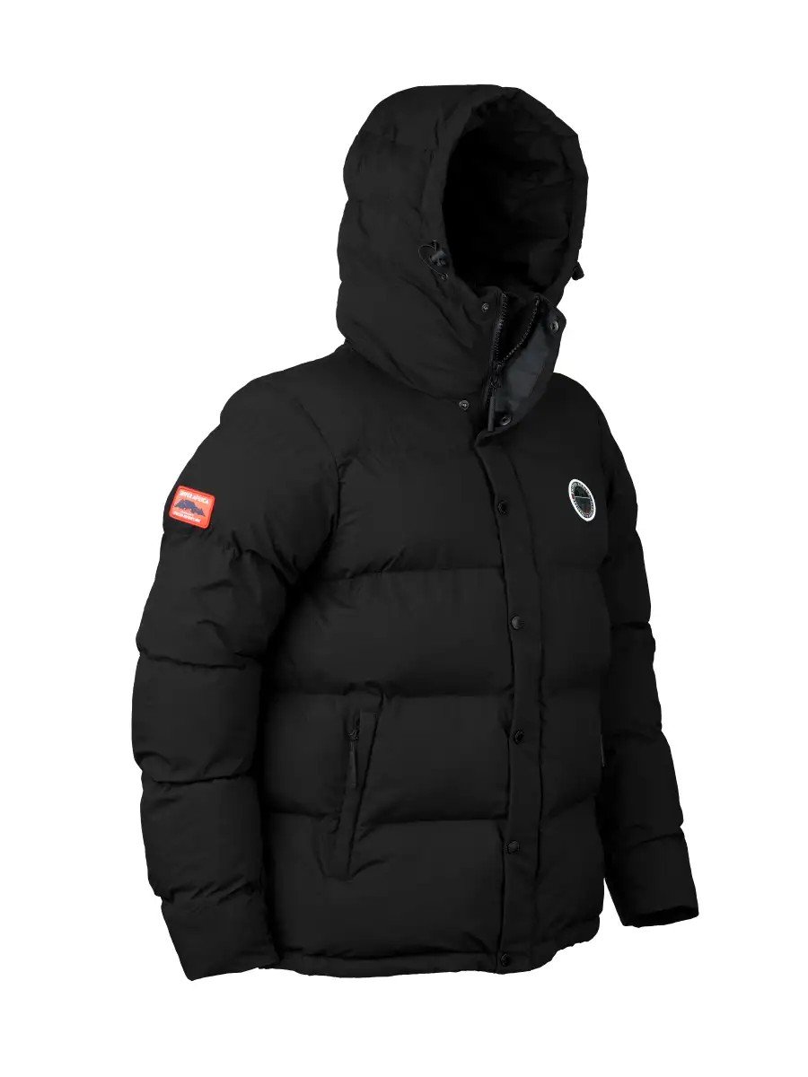 Adventure Puffer Jacket – Black - Image 3
