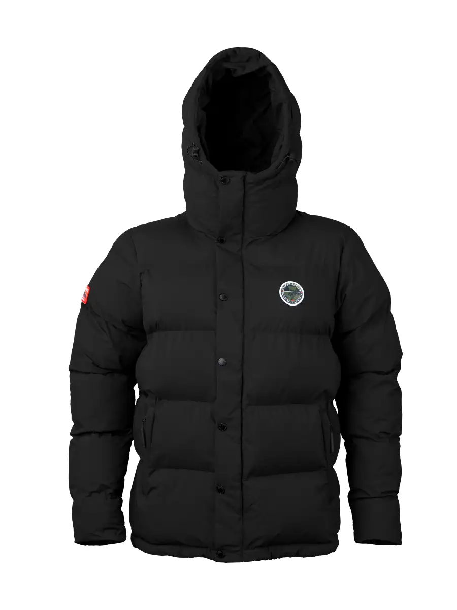 Adventure Puffer Jacket – Black - Image 4