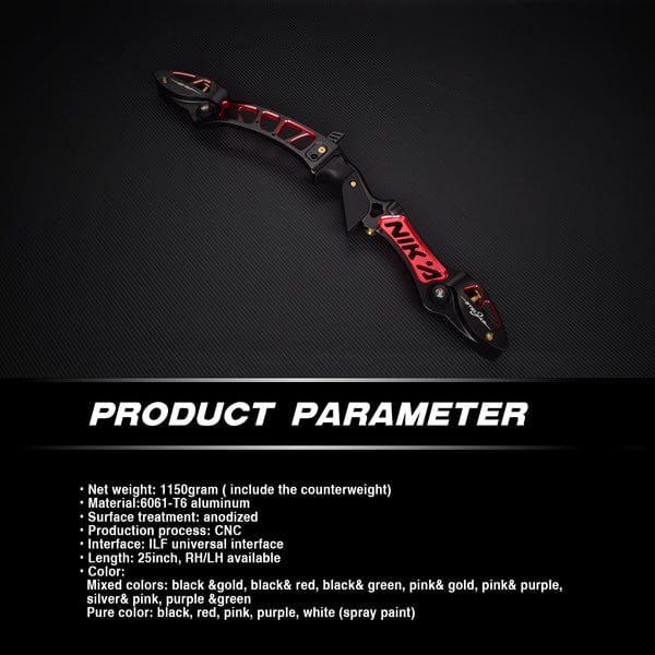ET-15A Stellar 25inch ILF Recurve Riser - Image 5