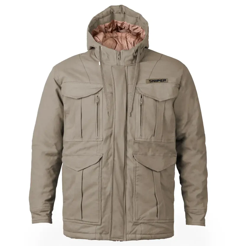Hoody Parka Jacket Khaki - Olive